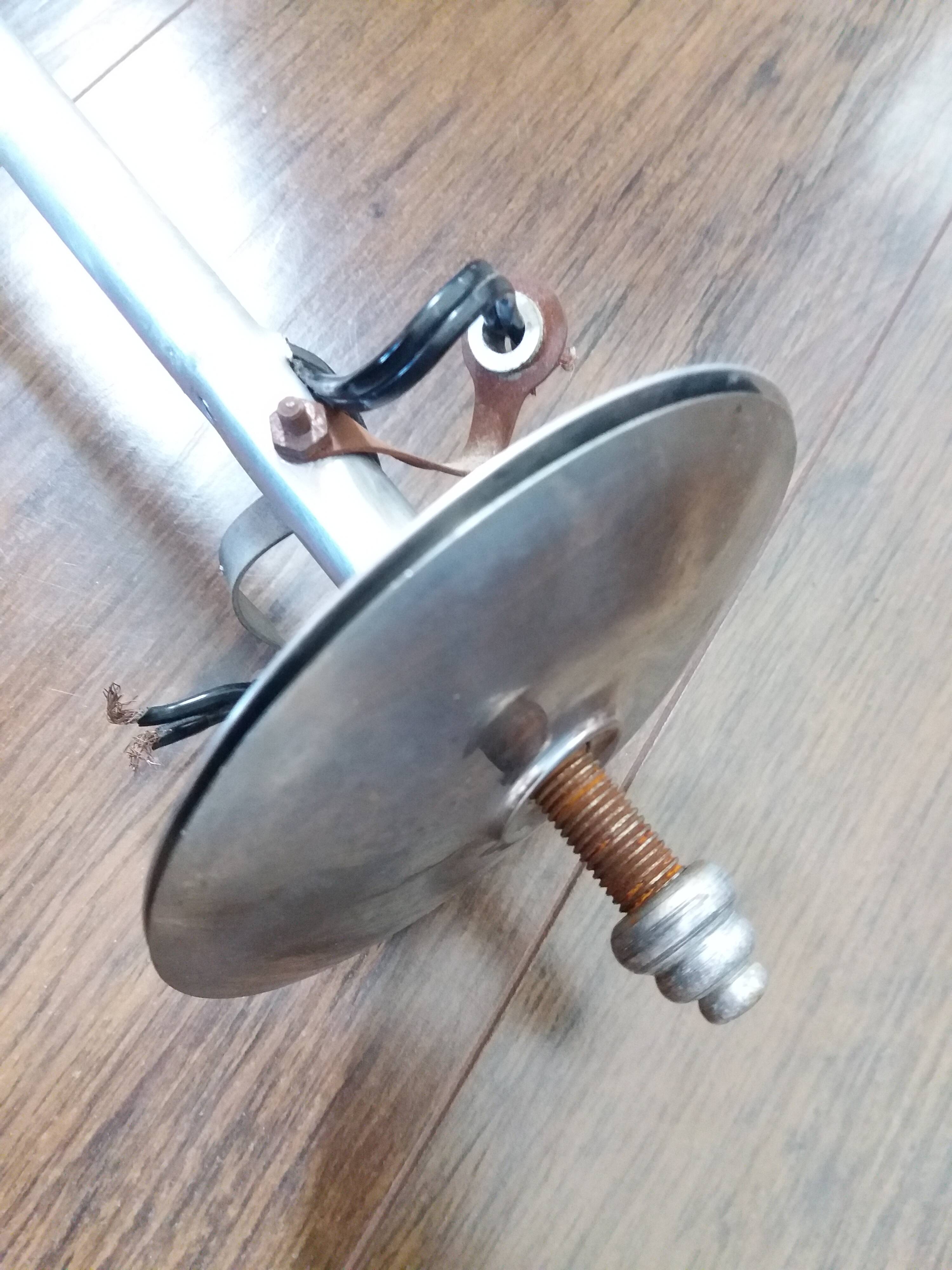 Art Deco glass globe pendant from Clichy