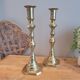 La Redoute x Selency pair of brass candle holders 17