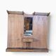 Vintage XL wall coat rack in wood for entrance / Wall coat rack