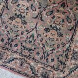 Handmade vintage Persian Kerman rug  61cm x 97cm 1950s