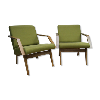 Paire de fauteuils modernistes 1970