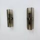 Set of 3 Veca glass wall lamps / sconces, 1970s Italy