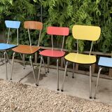 Mismatched formica chairs