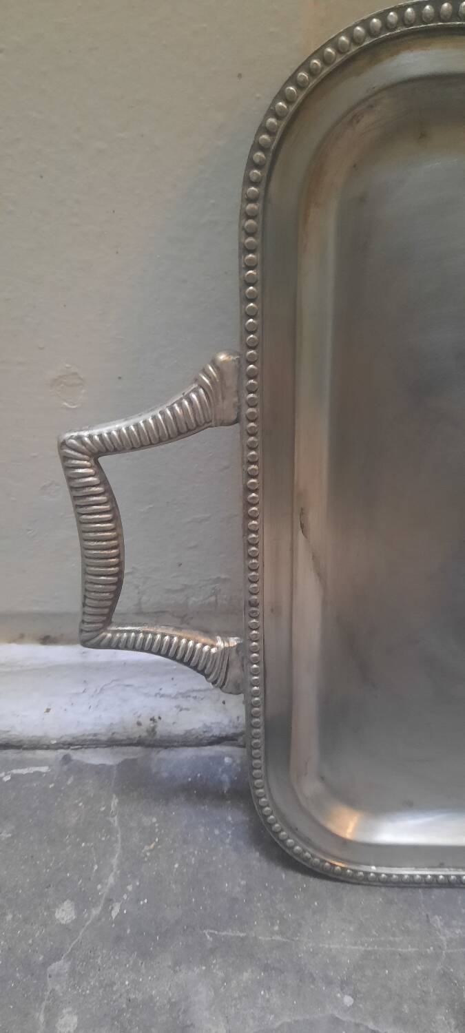 Silver-plated tray