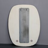 1980s Oval Italian Mirror