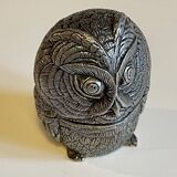 Pewter Owl Box by Etienne Sergent FRANCE