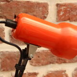 Vintage orange desk spot lamp 60"s