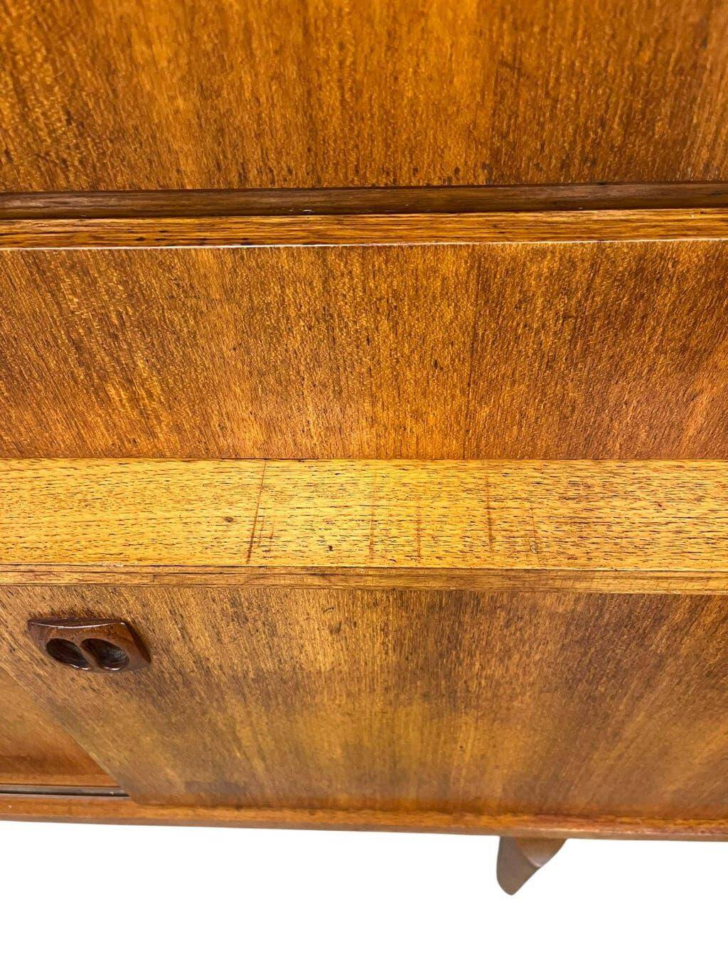 XL vintage wooden buffet / wall unit / midboard