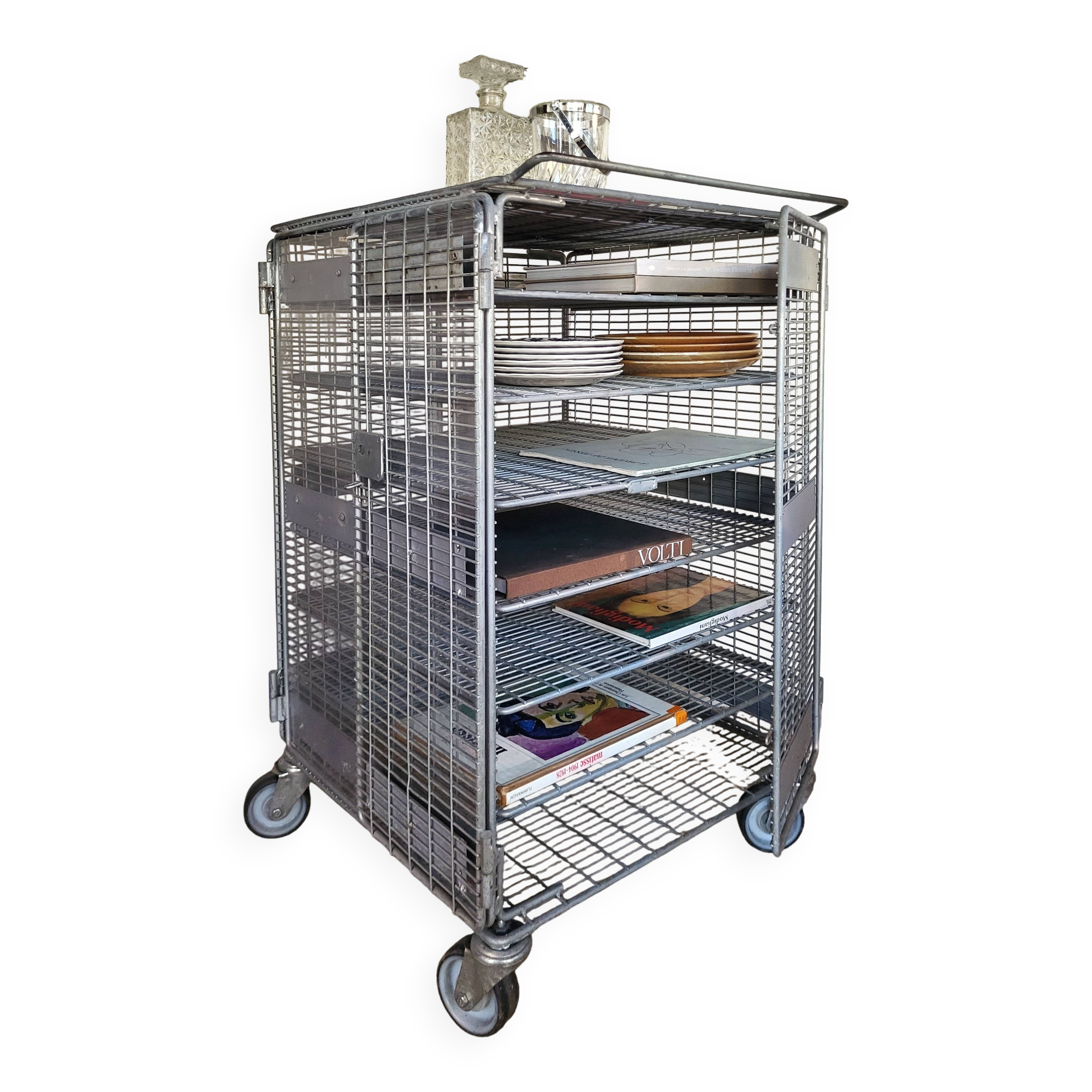 Desserte industrielle vintage