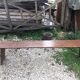 lot of 10 '30s bistro benches in pretty pattine fir