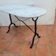 Table bistrot dessus marbre