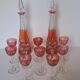 Crystal liqueur service from Saint Louis, Massenet model.