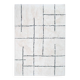 Berber rug 200x300 cm white with black lines