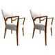 Mid-Century Organic Armchairs, Italy, 1950s, Set of 2