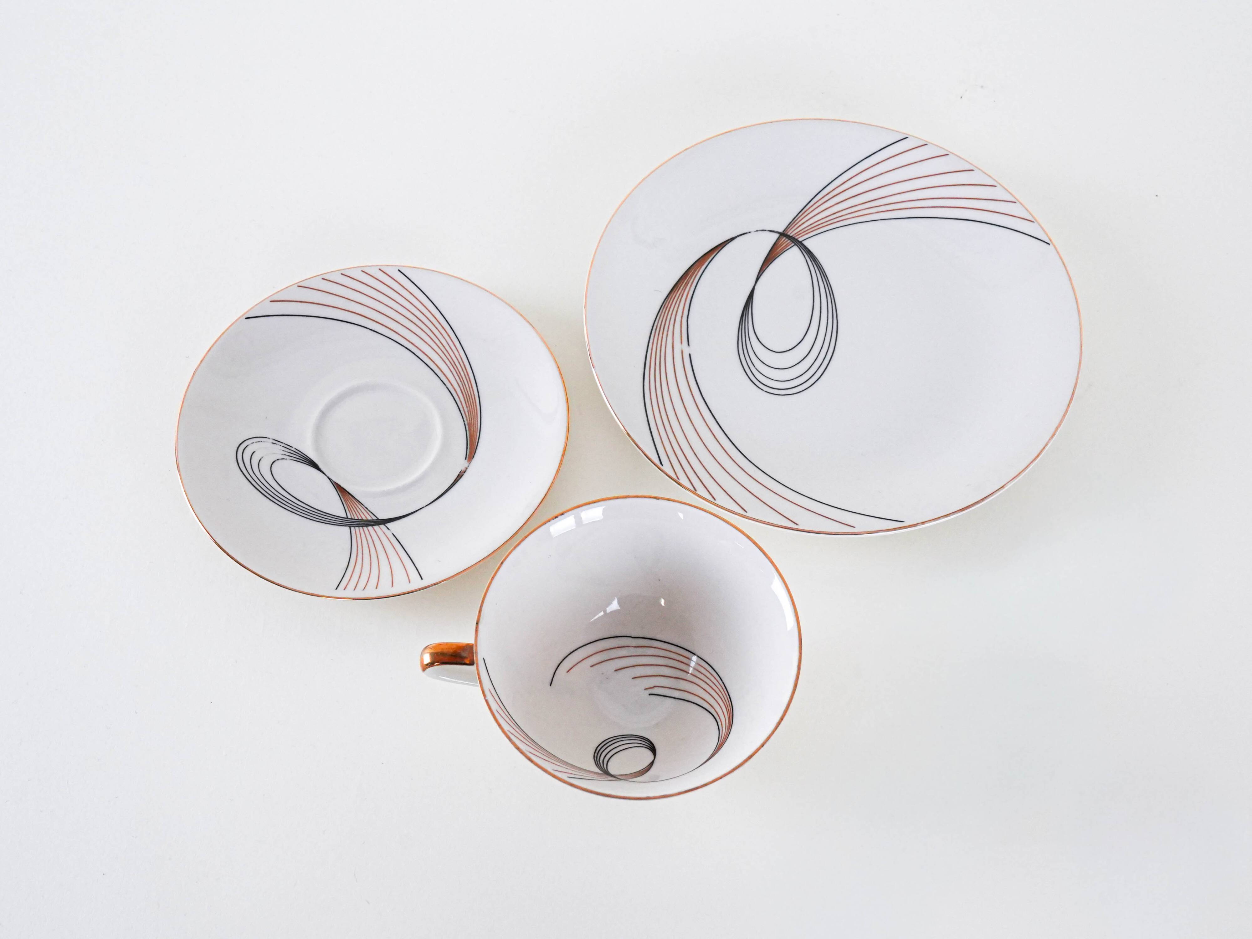 Porcelain cup, German design, 1960s, manufactured in Germany