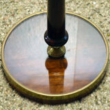 1950's floor lamp in mahogany and brass