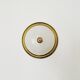 Brass and glass wall lamp or flush light