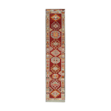 Handwoven Antique Anatolian Red Runner Rug 78 cm x 383 cm