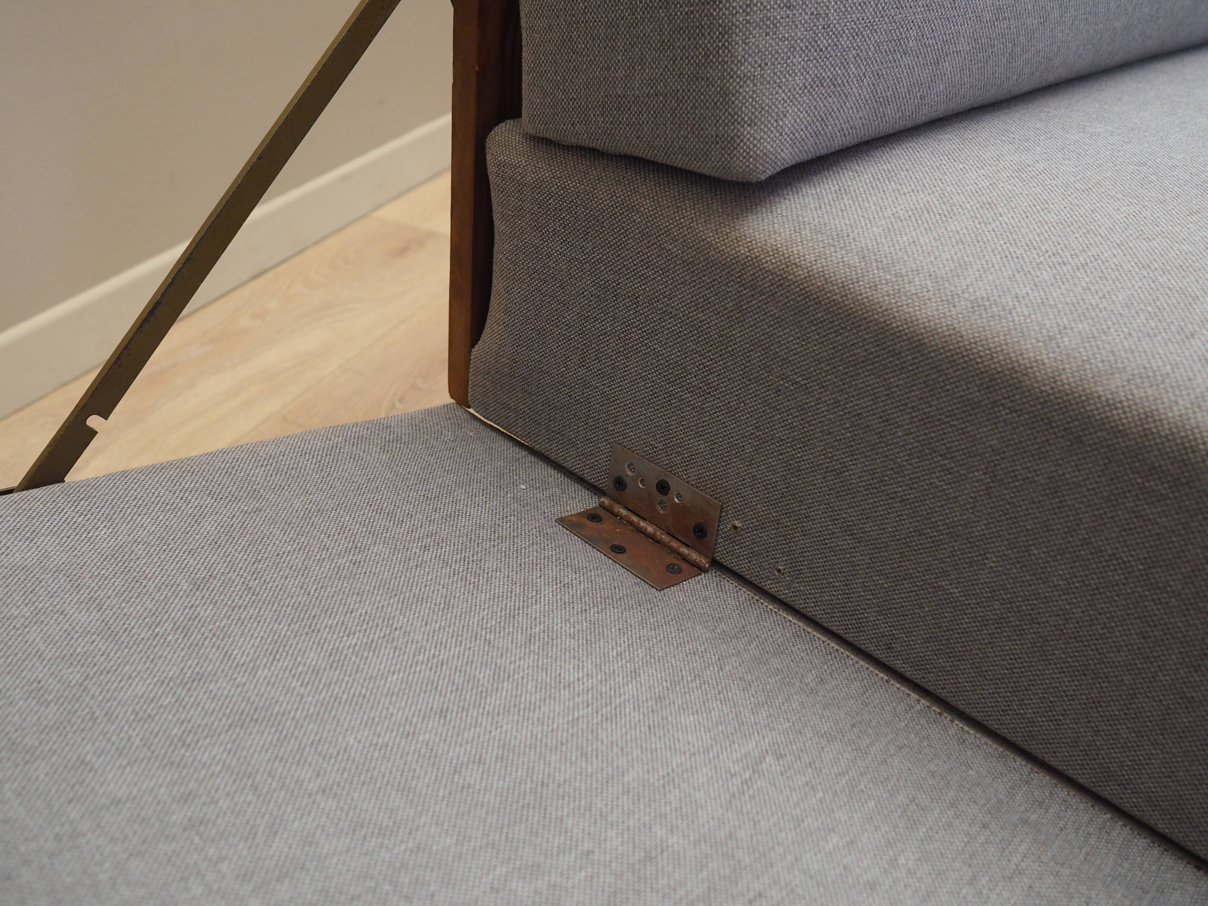 Grey sofa, Danish design, 1960s, produced in Denmark