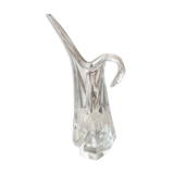 Vase en cristal de vannes de forme elancee