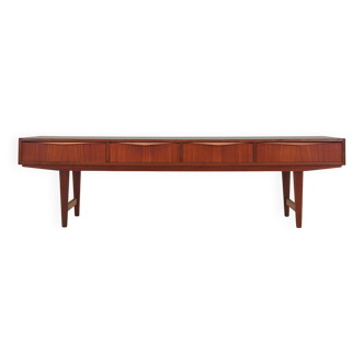 Teak lowboard, Danish design, 1970s, production: Denmark