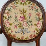 Paire de fauteuils cabriolet style Louis XVI