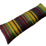 Vintage turkish kilim cushion cover , 120 x 40 cm