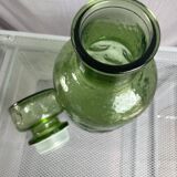 Bouteille verre verte cratères