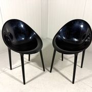 Philippe Starck glossy Super Impossible chairs, Kartell Italy