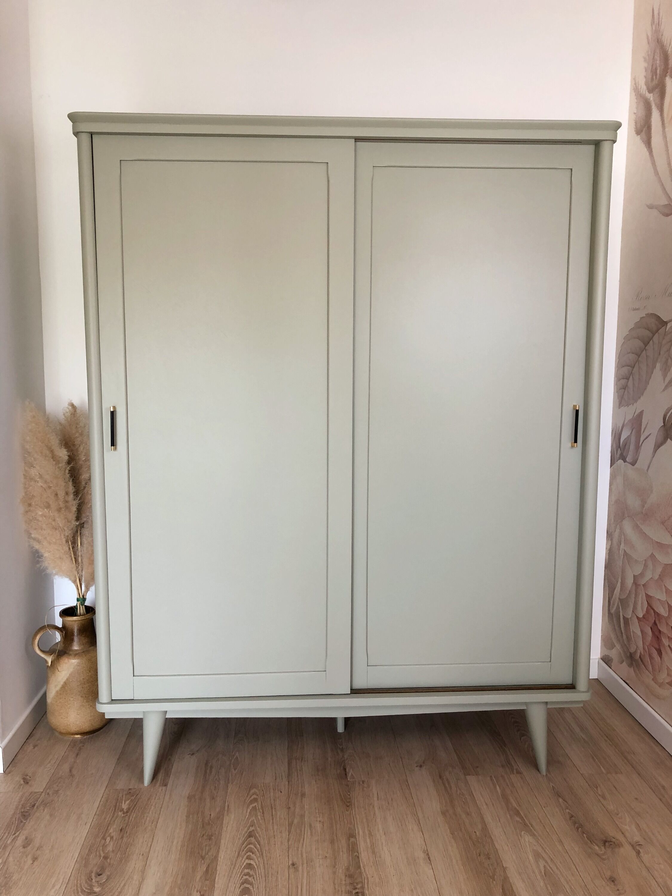 Wardrobe with sliding doors from the 60s