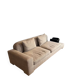 Three-seater fabric sofa