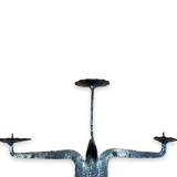 Pair of Brutalist Modernist Chandeliers
