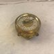 Old Blessing alarm clock gilded metal openwork outline vintage decoration