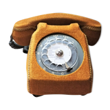 Telephone with rotary dial and its shell
