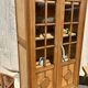 Oak display cabinet