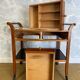 Scandinavian modern teak serving cart with drawers, Sweden, 1950s