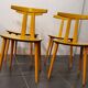 4 chaises j48, design poul m.volther, 1950, fdb møbler