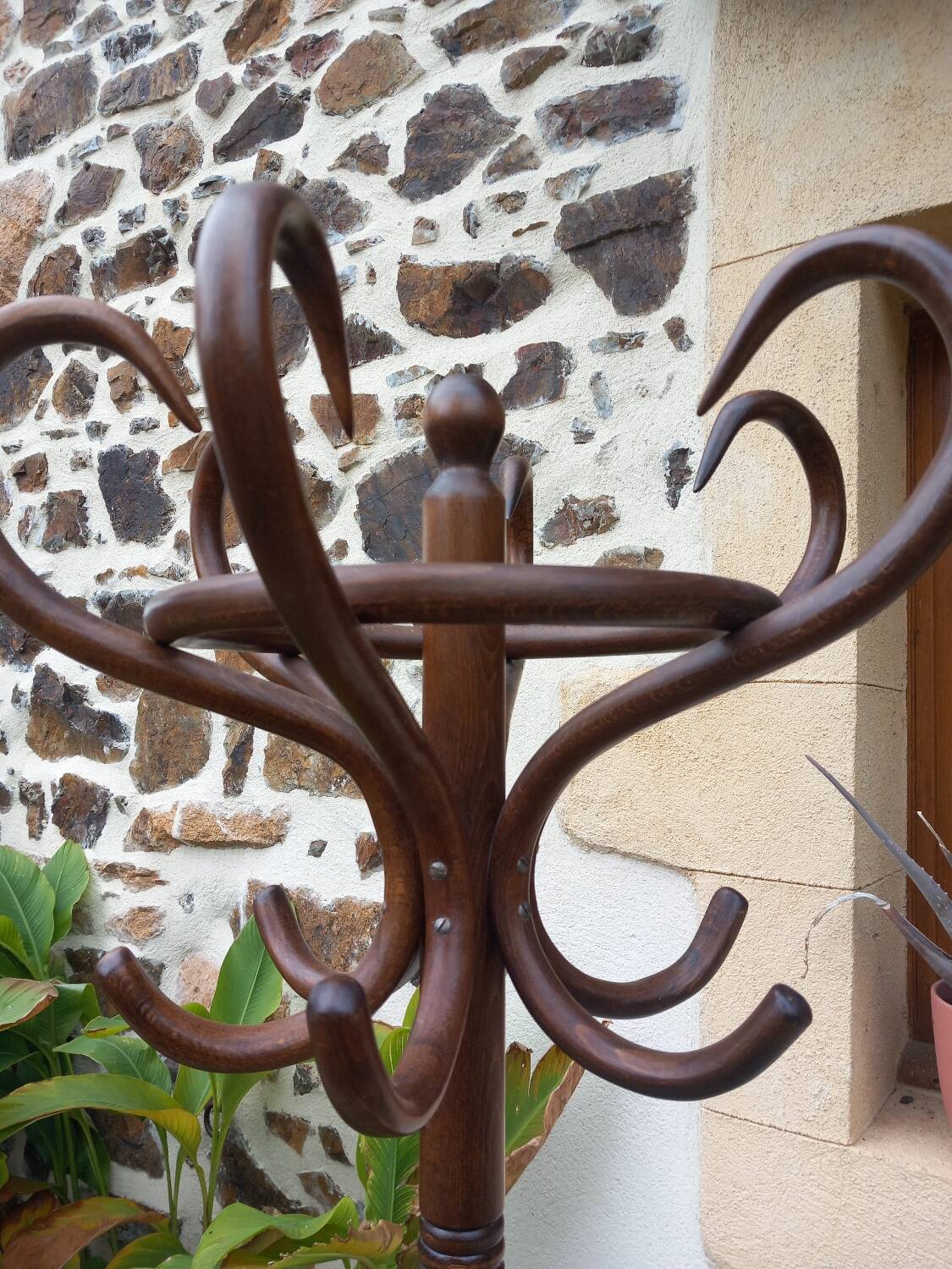 Vintage parrot coat rack