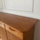 Buffet en bois et rotin