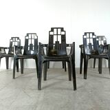 Boston Chairs by Pierre Paulin for Henry Massonnet, 1988, Set of 6