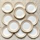Old dessert plates Moulin des loups