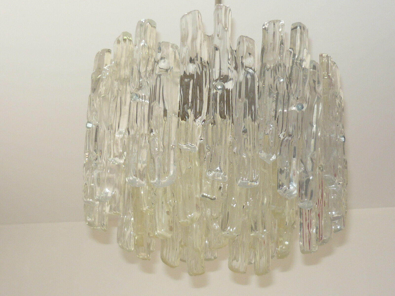 Kalmar 'ice cubes' in lucite 4 fires, 60s