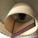 Scandinavian teak pendant light from the 60s/70s vintage