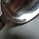 Lot 12 small silver metal spoons Christofle marly model floral decoration