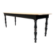 Campaign table in oak