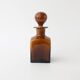 Vintage 1960s Brown Opaline Glass Bottle from Marinha Grande