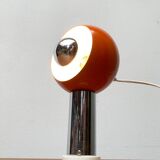 Mid-century space age magnetic clamp table or shelf lamp from the 1960s.