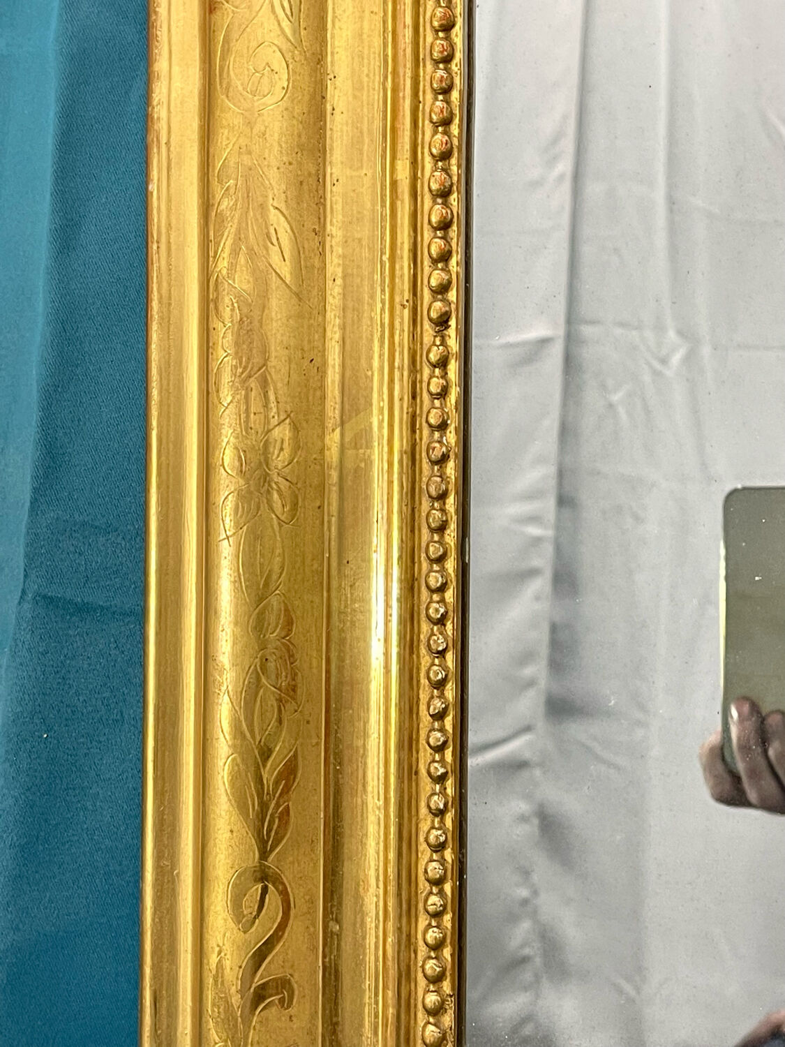 Mirror 119x88 old era Louis-Philippe 1840