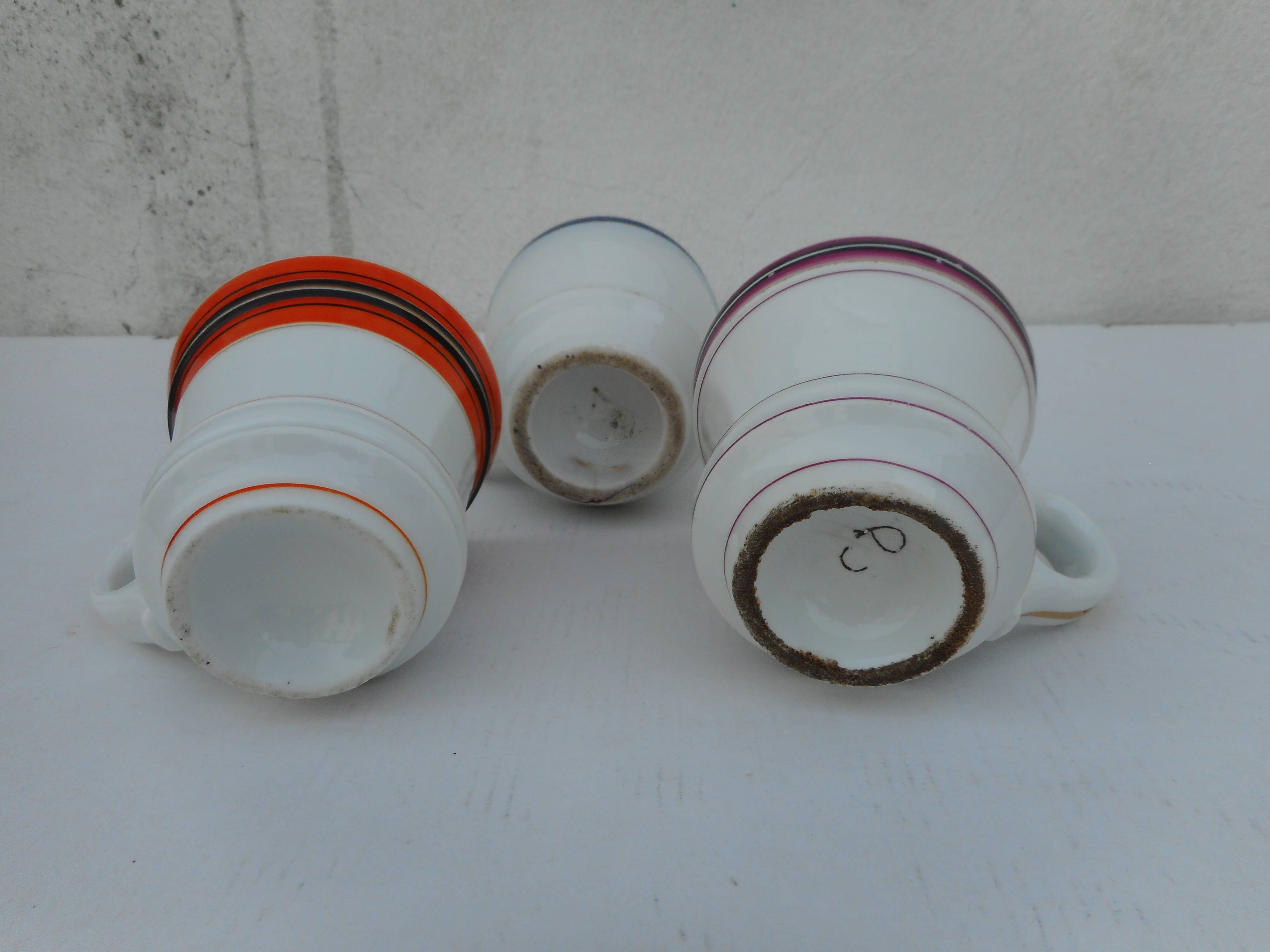 Three old Brulots cups