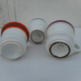 Trois tasses anciennes  Brulots
